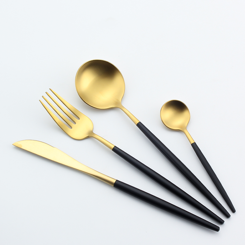 Portugal style -Gold with black handle