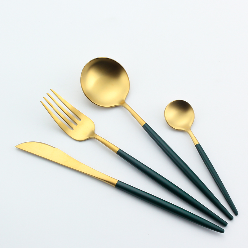 Portugal style -Gold with green handle