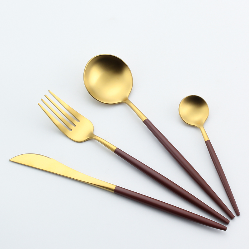 Portugal style -Gold with brown handle