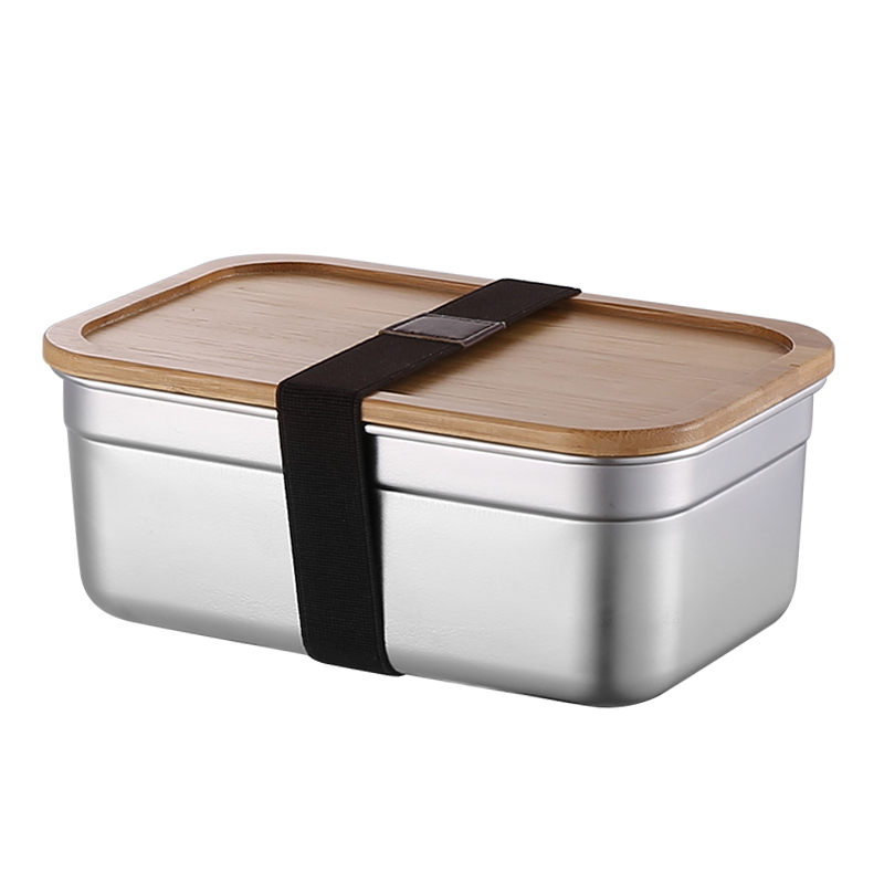 Bamboo lid 304 food container